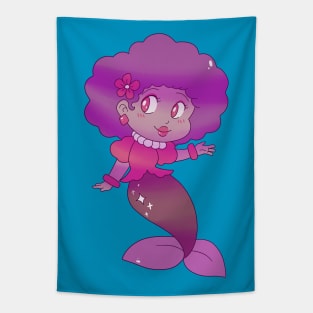 Little Purple Mermaid Tapestry