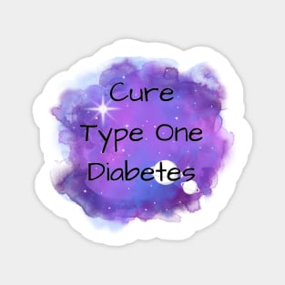 Cure Type One Diabetes Galaxy Magnet