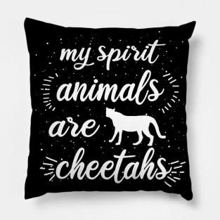 My spirit animal cheetah vintage Africa love Pillow