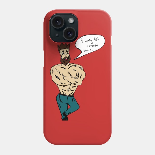 Overly Manly Man - Snooze Phone Case by ForbiddenFigLeaf