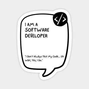 Proud Software Developer Tee - Embrace Expertise Magnet