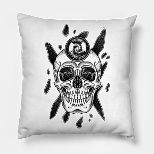 Skull abstract Pillow