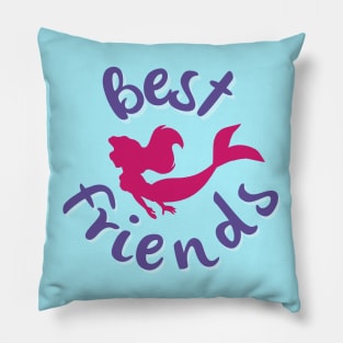 Little Mermaid Ariel Best Friends Pillow