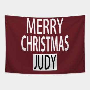 Merry Christmas Judy Tapestry