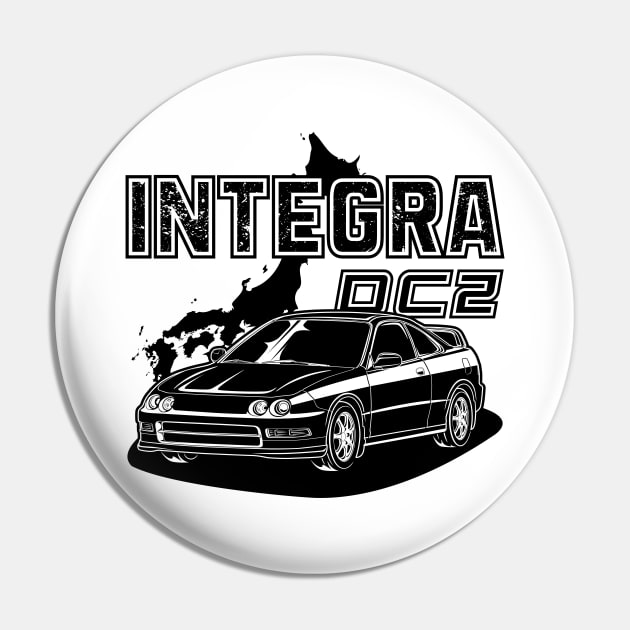 INTEGRA DC2 (Black Print) Pin by WINdesign