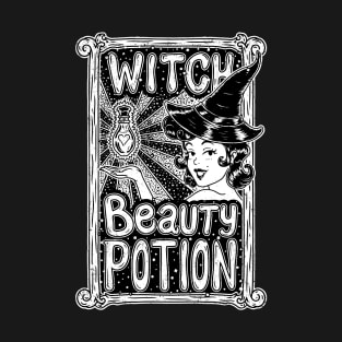 WITCH POTION Front & Back print T-Shirt