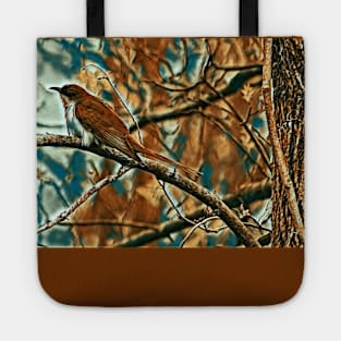 Black Billed Cuckoo Tote