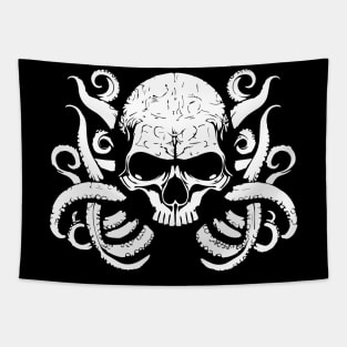 skull octopus Tapestry