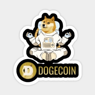 Dogecoin coin Crypto coin Cryptocurrency Magnet