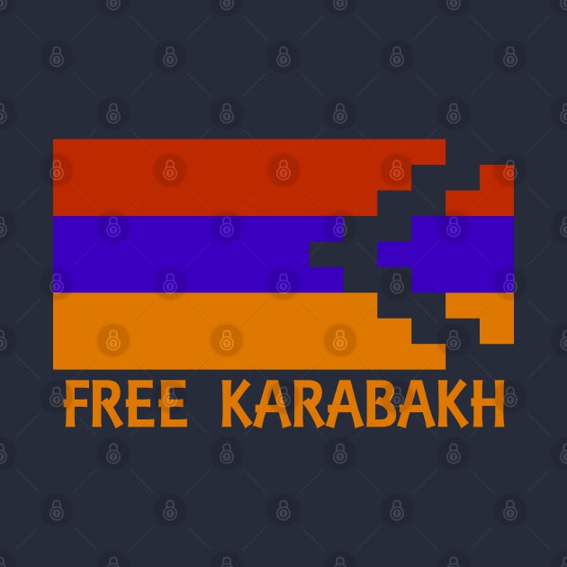 Free Karabakh - Orange by armeniapedia