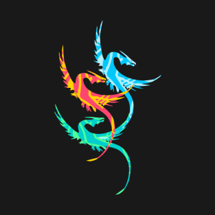 Three Dragons graphic T-Shirt