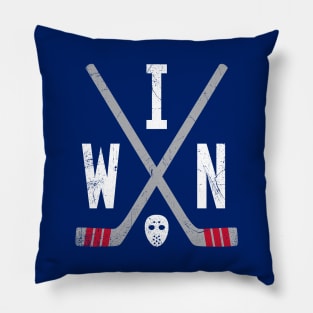 WIN Retro Sticks - Blue Pillow