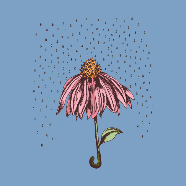 floral umbrella by colepagano