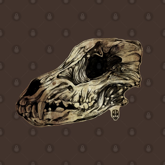 Wolf Skull by fakeface