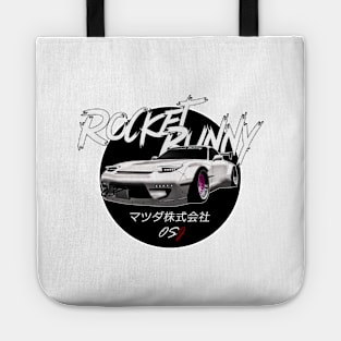 JDM RX-7 [FD] White Black Sun Edition Tote