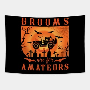 Jeep Halloween Brooms Are For Amateurs Tapestry