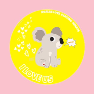 Anime Cute Loving Koala (Y) By Abby Anime (c) T-Shirt