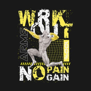 WRKOUT Arms No Pain No Gain T-Shirt