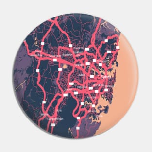 Sydney colour map Pin