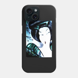 midnight opium geisha, Jacqueline Mcculloch ,House of Harelequin Phone Case