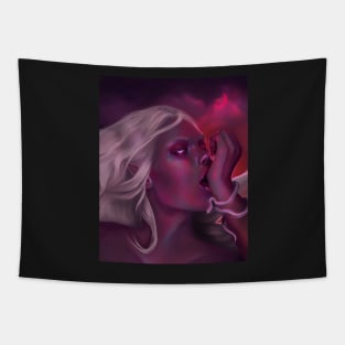 Vampire Snake Bite Tapestry