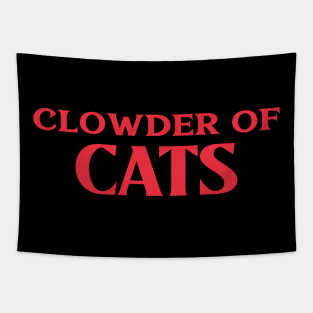 Clowder of Cats Collective Animal Nouns Tapestry