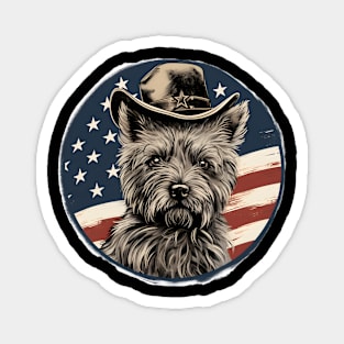 Cairn Terrier 4th of July Magnet