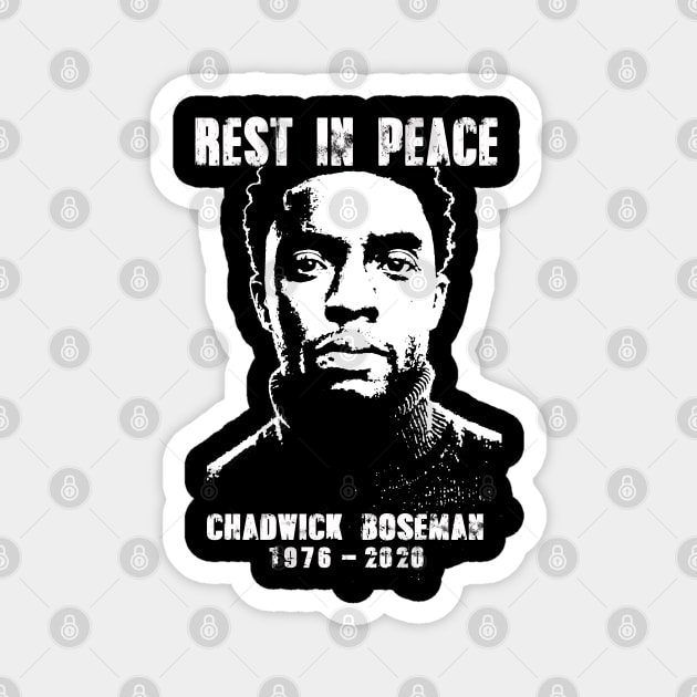 RIP Chadwick Boseman Magnet by Egit