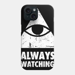 Retro Vintage Conspiracy Theory Illuminati Phone Case