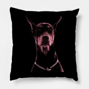 Doberman stare design Pillow