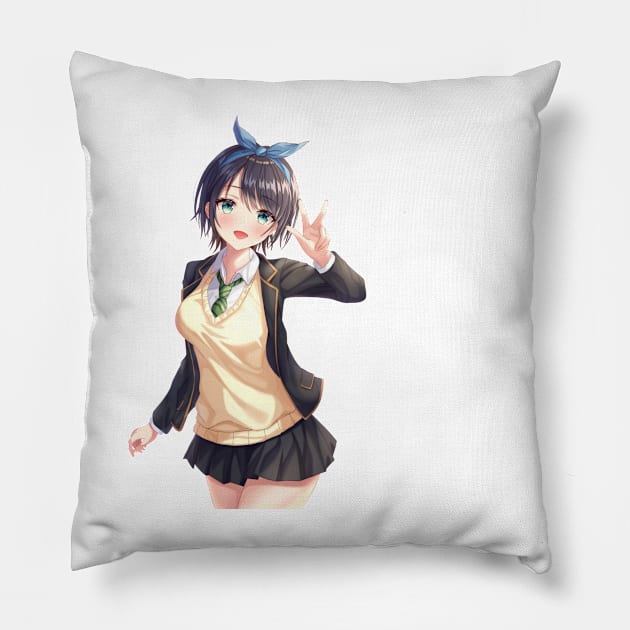 Ruka From Rent A Girlfriend Anime Pillow by Hentai-heaven