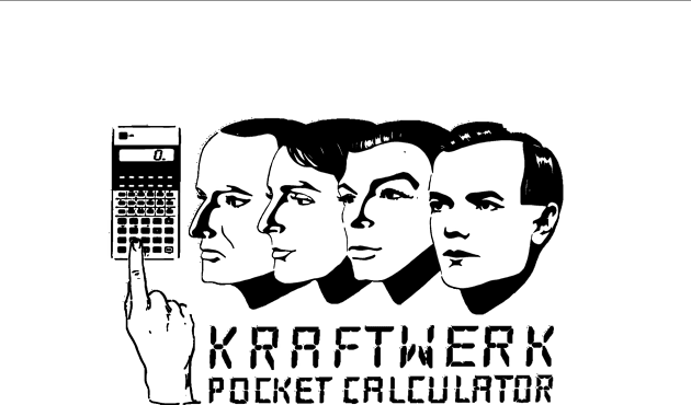 KRAFTWERK POCKET CALCULATOR Kids T-Shirt by My Daily Art