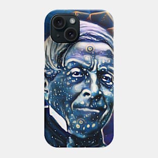 Jules Michelet Abstract Portrait | Jules Michelet Artwork 5 Phone Case