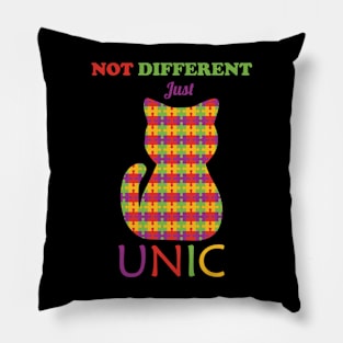 Cat not different just unic Pillow