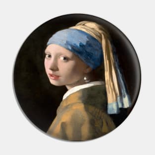 Girl with a Pearl Earring Pin