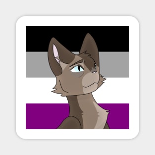 Asexual Pride Mousefur Magnet