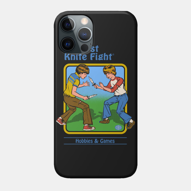 My First Knife Fight - Retro - Phone Case