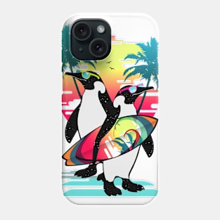 Cool summer penguin version 2 Phone Case