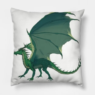 Green Dragon Pillow