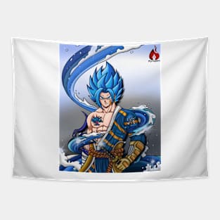 Vegito Water Pillar Tapestry