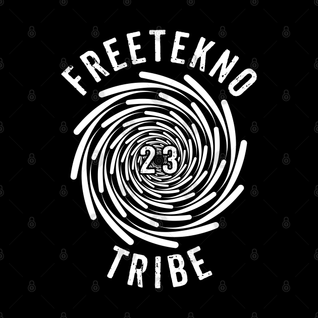 Tekno 23 for Freetekno Tribe by T-Shirt Dealer