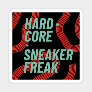 Hard-core Sneaker Freak with Paolo Veronese Green Typography Magnet