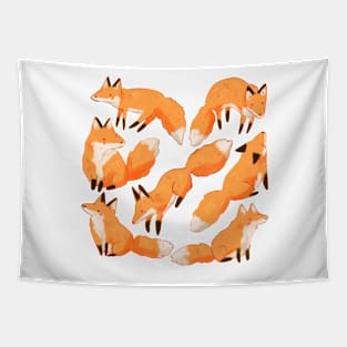 Foxes pattern Tapestry