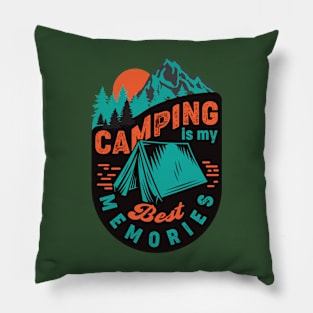 Camping memories Pillow