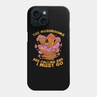 Mushroom Shirt Design - Unique Fungi Design for Mushroom Lovers Phone Case