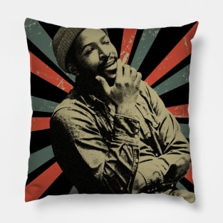 Marvin Gaye || Vintage Art Design || Pillow