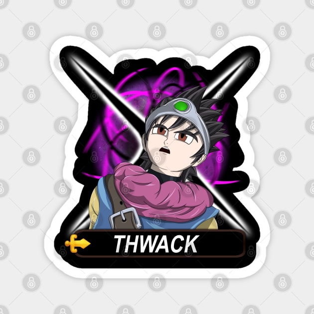 Thwack! Magnet by Jblumdesigns