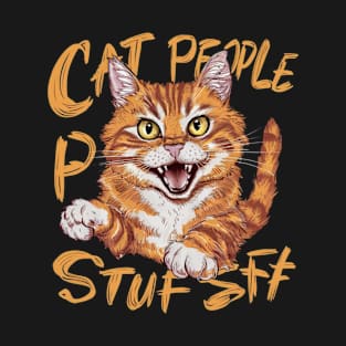 Orange Cat Energy Unisex t-shirt - Cat People Stuff T-Shirt