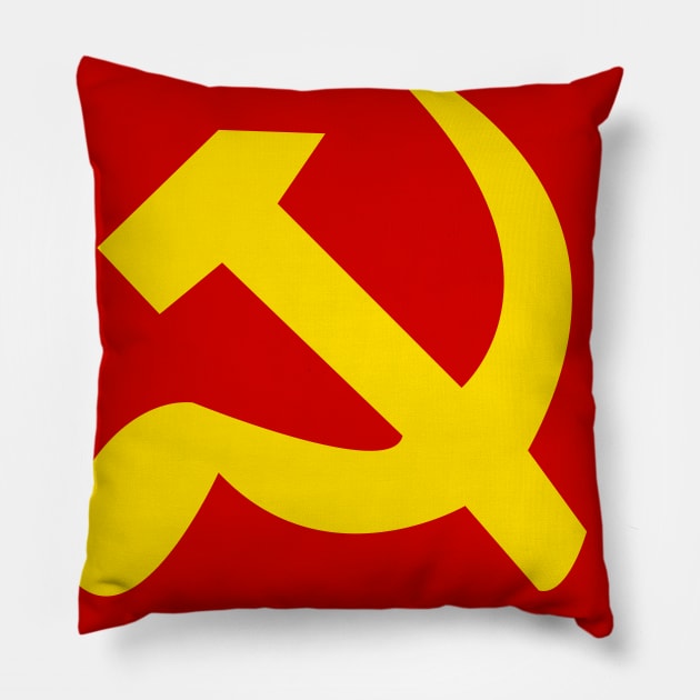 Hammer And Sickle Pillow by nickemporium1