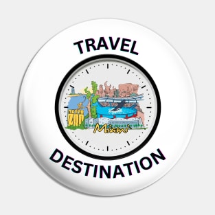 Travel to Miami Pin